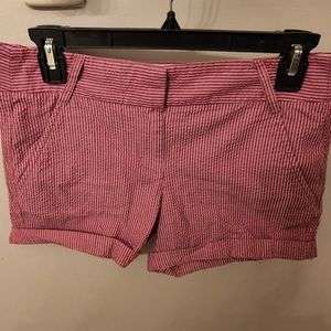 J Crew | J Crew Women's Shorts | Pink with Red Stripes